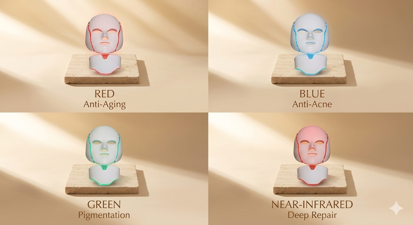 Noiré Silk-Flex LED Therapy Mask – 7v1 Profesionální omlazení